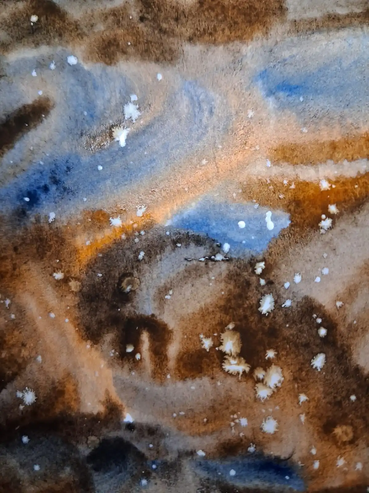 Watercolor painting by Iqra