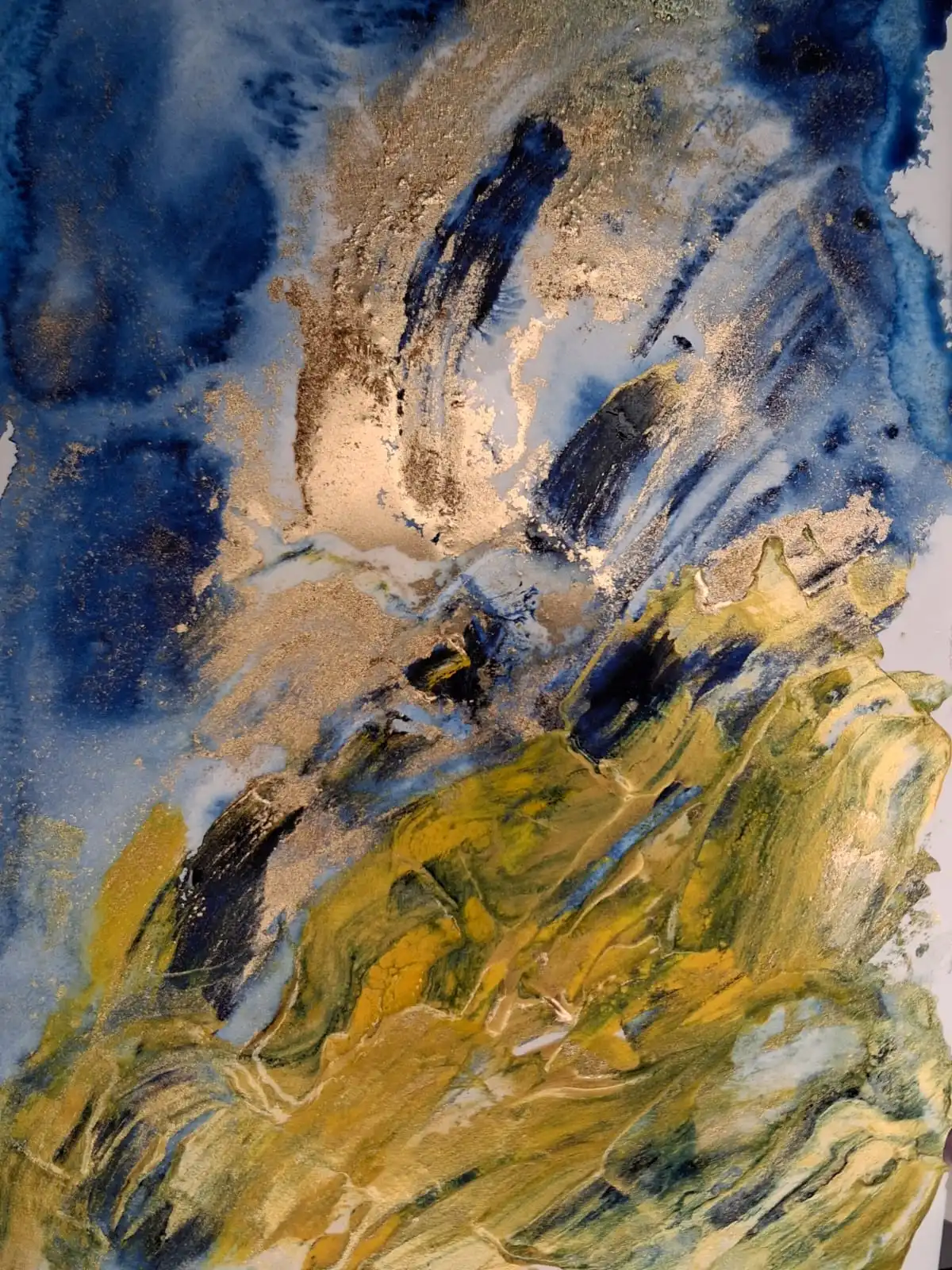 Watercolor painting by Iqra